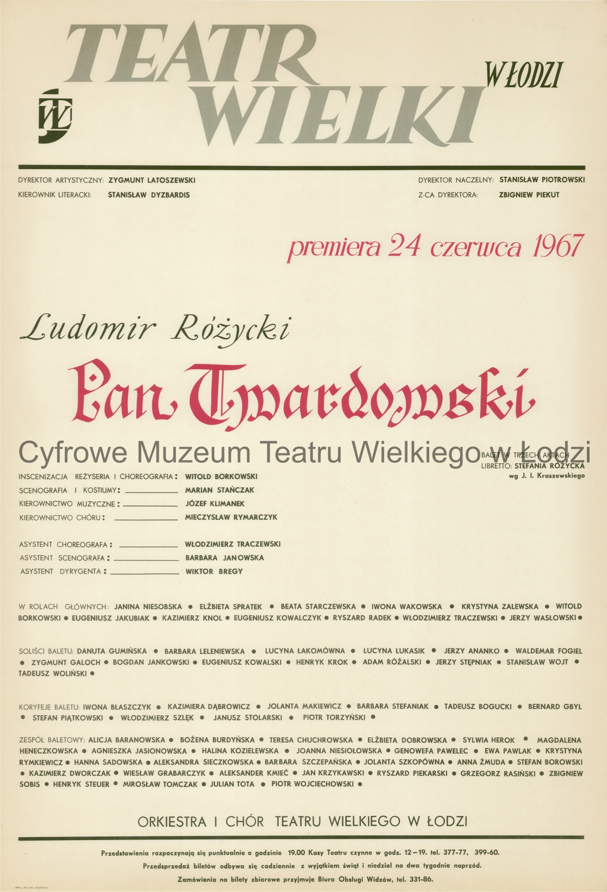PAN TWARDOWSKI Łodz teatr